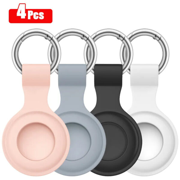 4PCS Protective Sleeve Case Cover For Apple Airtag Tracker Location
