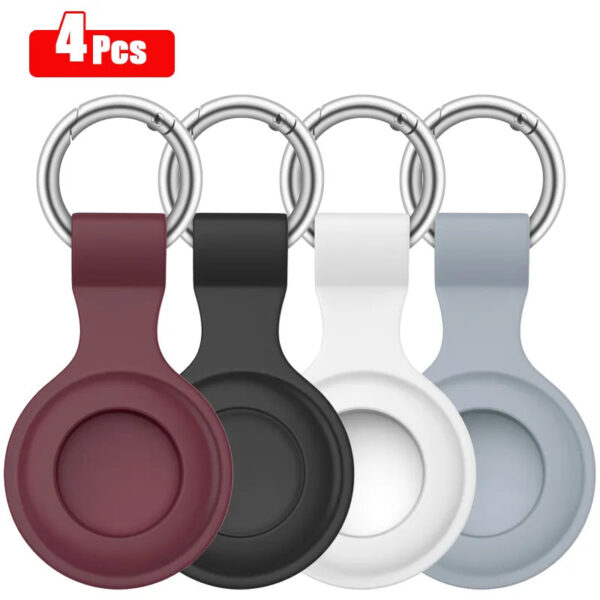 4PCS Protective Sleeve Case Cover For Apple Airtag Tracker Location