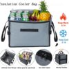 Car Trunk Organizer with Insulation Cooler Bag