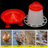Chicken Duck Feeder Bucket With Leg Poultry Food Fountain Chicken