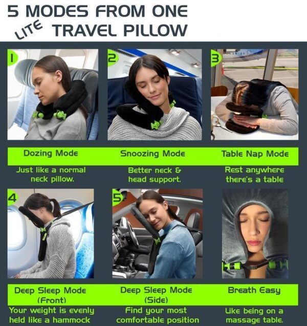 Foldable pillow (5 modes)
