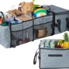 Car Trunk Organizer with Insulation Cooler Bag