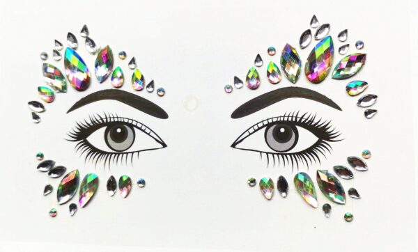 Face Tattoo Eye Sticker Diamond Face Sticker Woman Tatoo