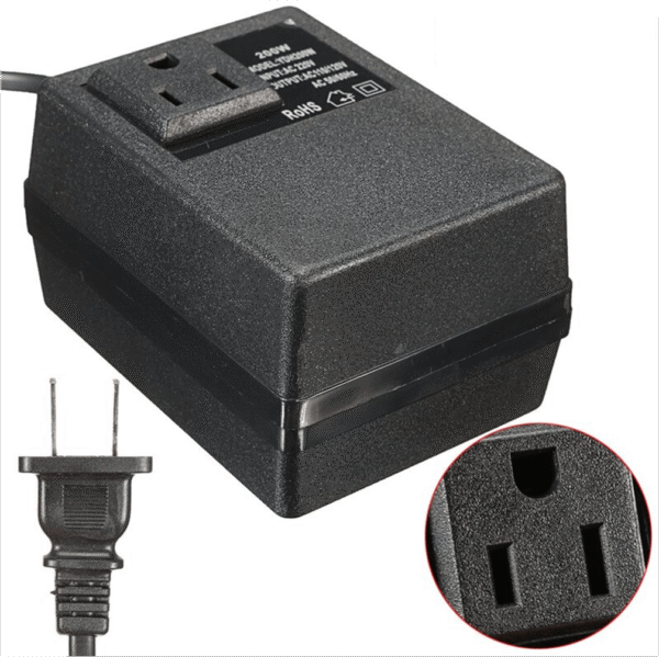 220 to 110 adapter Transformer Convert Travel Power 200W