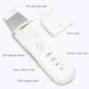 Ultrasonic Skin Scrubber USB Plug Facial Cleansing Blackhead Remover Face Cleaner Machine Skin Care Acne Massager Tools