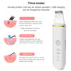 Ultrasonic Skin Scrubber USB Plug Facial Cleansing Blackhead Remover Face Cleaner Machine Skin Care Acne Massager Tools