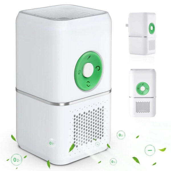Air Purifier Ozone Generator Ionizer Mini 3 in 1 MultiFunction Mode Household Negative Ion Dusting Formaldehyde Removing