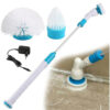 Electric Cleaning Brush power scrub Adjustable Long Handle Waterproof Cleaner
