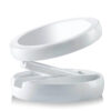 12x led lighted folding makeup mirror
