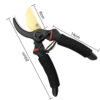 Garden Pruner Stainless Steel Scissor Labor-Saving Spring Pruning Shear Garden Grafting