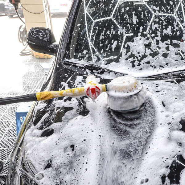 Car Cleaning Brush Car Wash Foam Brush Automatic Rotating