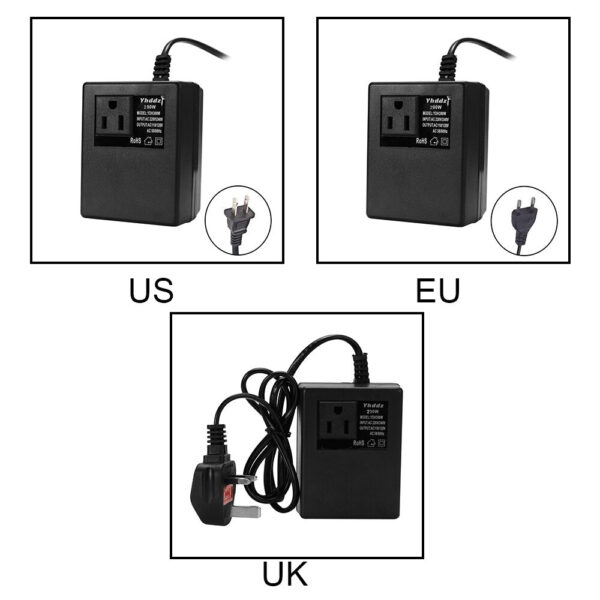 220 to 110 adapter Transformer Convert Travel Power 200W