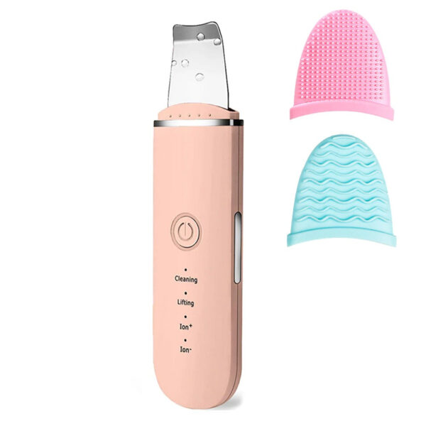 Ultrasonic Skin Scrubber USB Plug Facial Cleansing Blackhead Remover Face Cleaner Machine Skin Care Acne Massager Tools