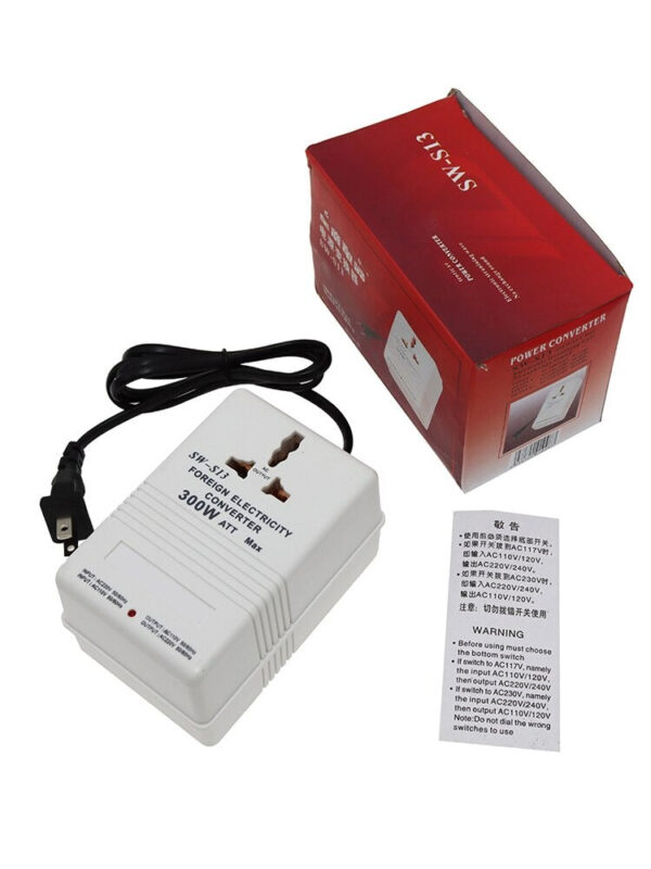 Travel Adapter Switching Transformer Professional Converter 110v to 220v Dual Voltage