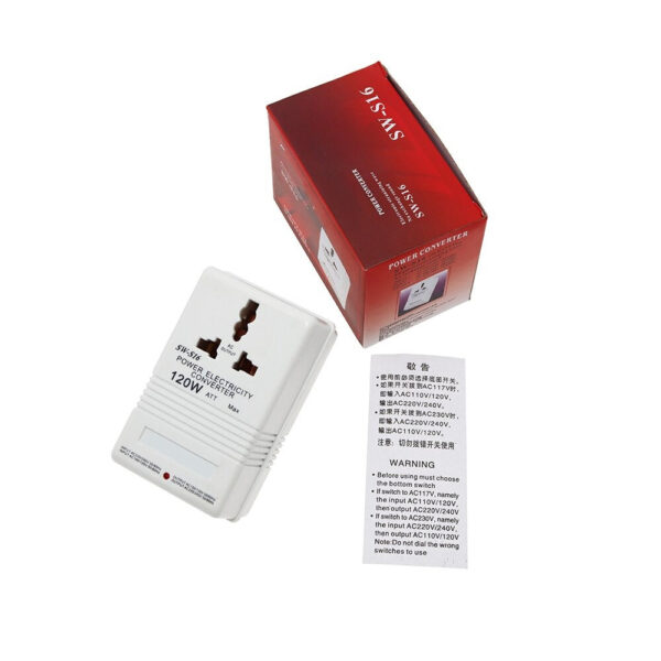 Travel Adapter Switching Transformer Professional Converter 110v to 220v Dual Voltage